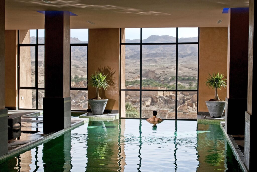 Le nouveau Spa "les Bains Berbères" de l'hotel Tamerza Palace à Tamerza dans le sud tunisien
