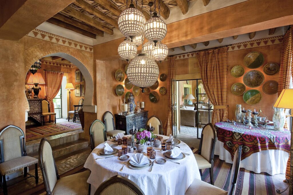 Salles et salle à manger - Dar El Hadir de Antoine dans la medina de Tozeur
