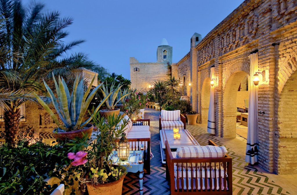 Terrasse - Dar El Hadir de Antoine dans la medina de Tozeur