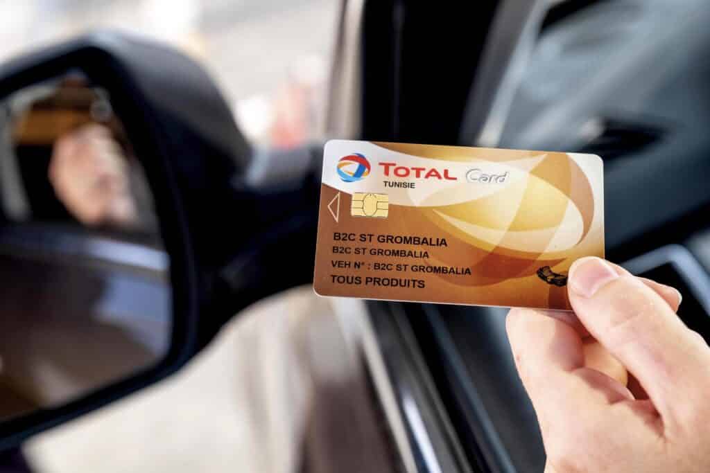 Station service Total sur autoroute A1 au niveau de Grombalia en Tunisie
