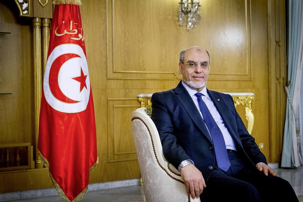 10 février 2013 : Hammadi Jebali, Premier Ministre tunisien et Secrétaire général du parti Ennahdha