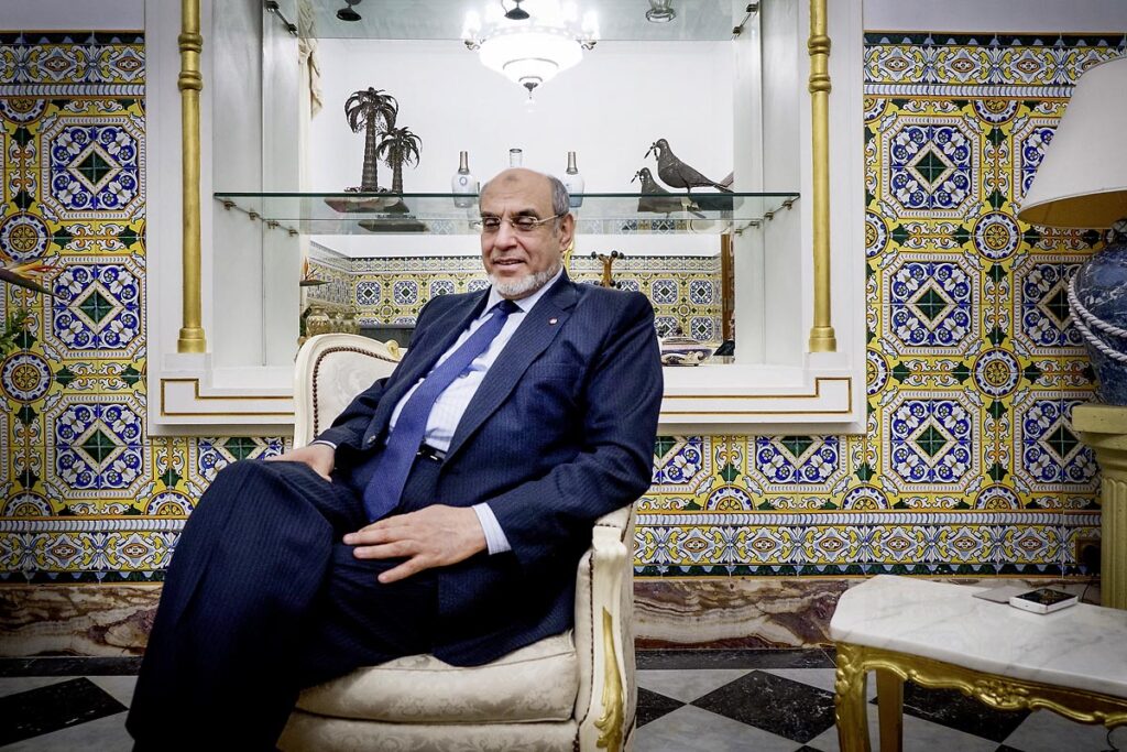 10 février 2013 : Hammadi Jebali, Premier Ministre tunisien et Secrétaire général du parti Ennahdha